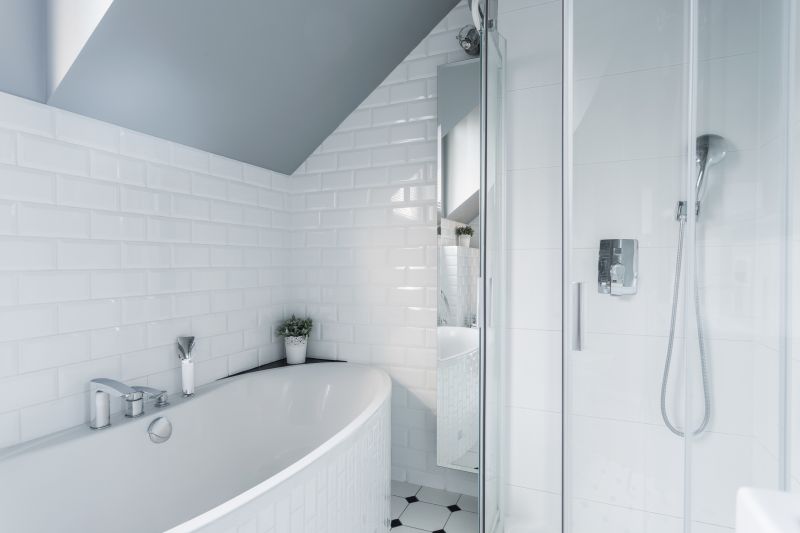 Modern Bathroom with Large Tiles